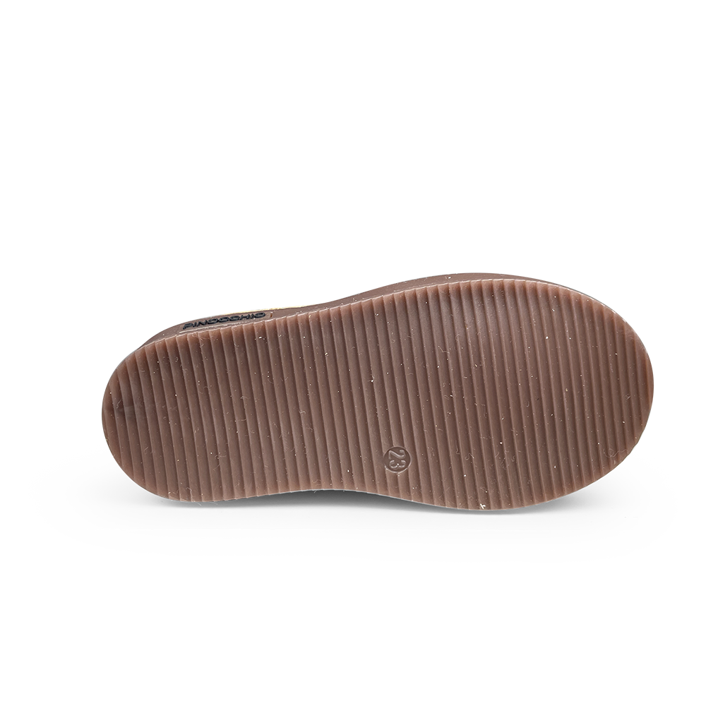 Stoere bruine sneaker