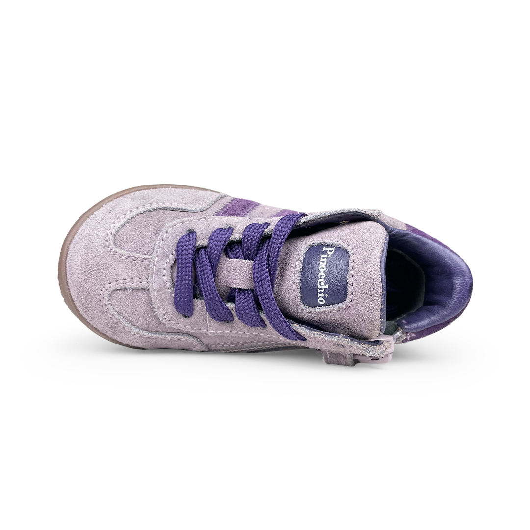 Lila hoge sneaker