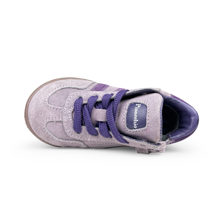 Lila hoge sneaker