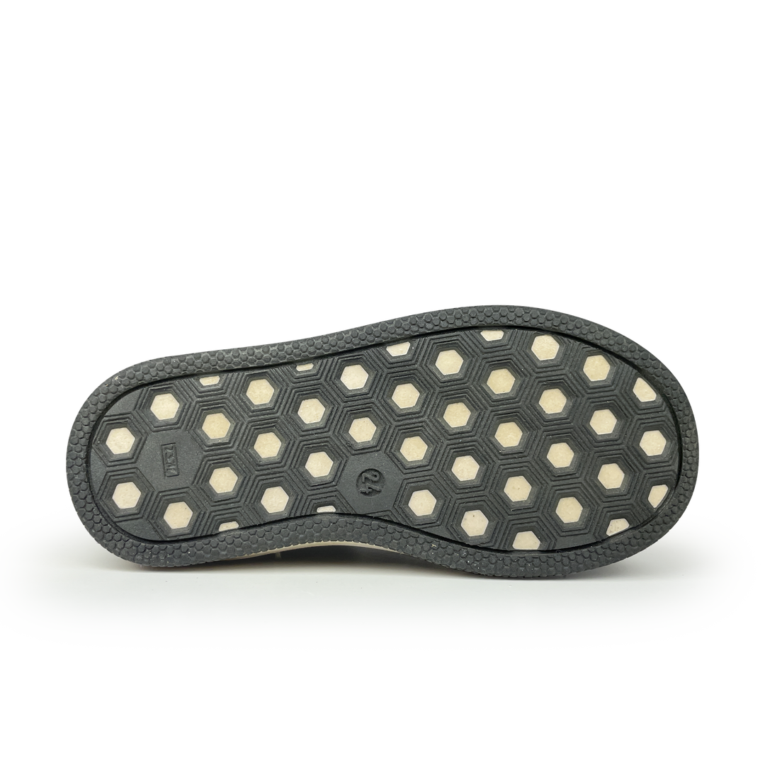Hoge groene sneaker met velcro