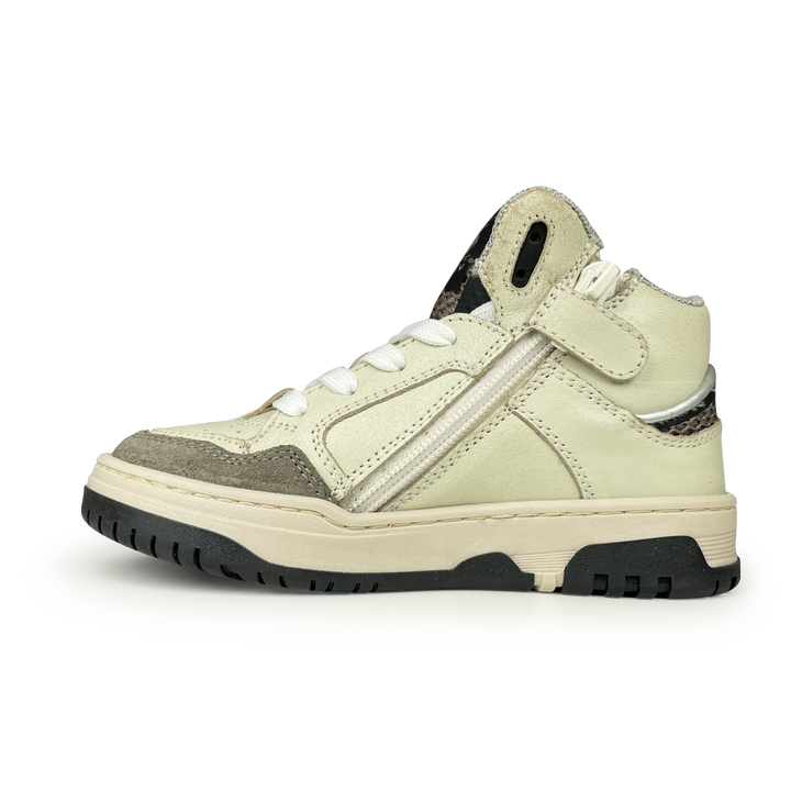 Hoge beige sneaker