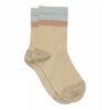 Norma glitter socks - beige gestreept