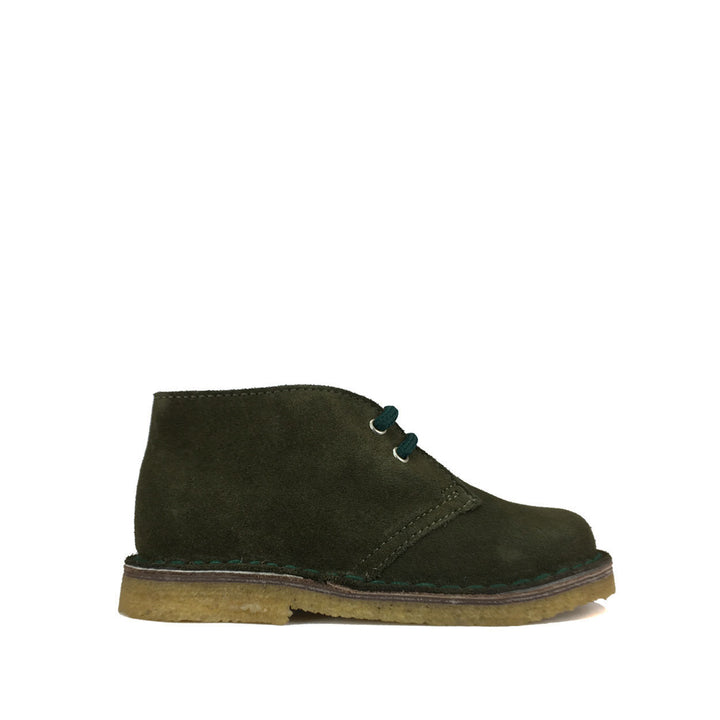 Desert boot in groen suède