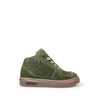 Donkergroene sneaker