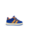 Sneaker blauw en oker