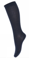 Wool rib kniekous Navy