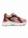 Runner met zilver en bordeaux (26-35)