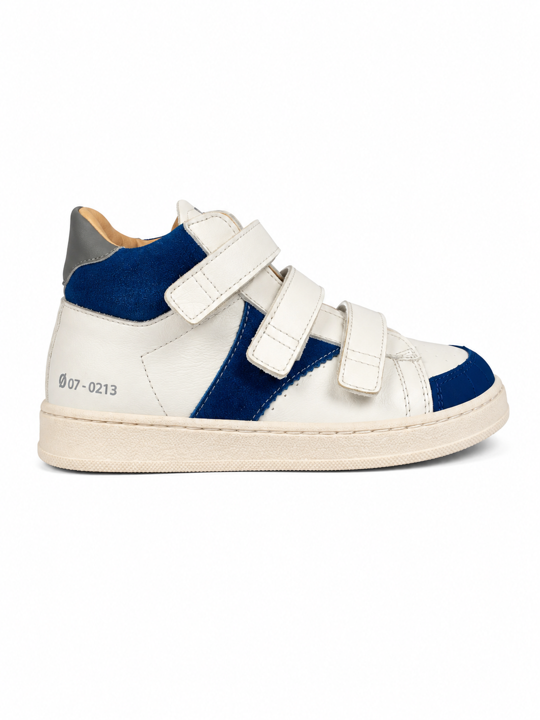 Witte sneaker cobalt 