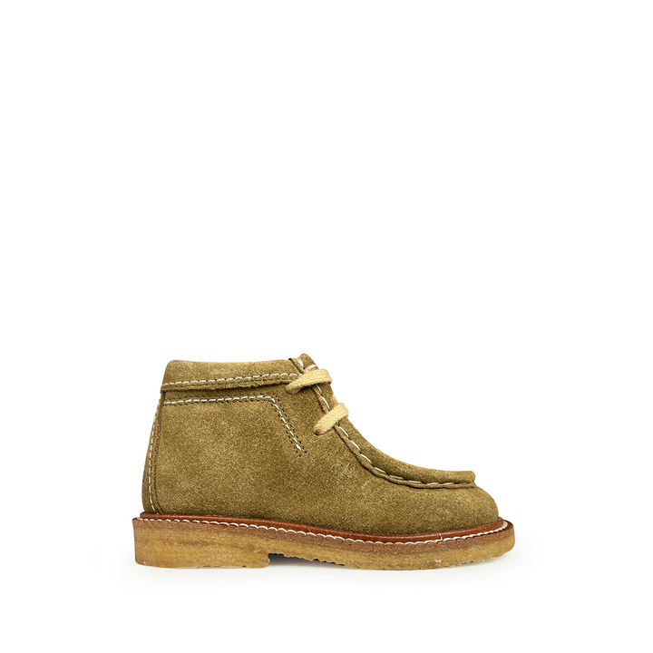 groene suède veterschoenen kinderschoenen