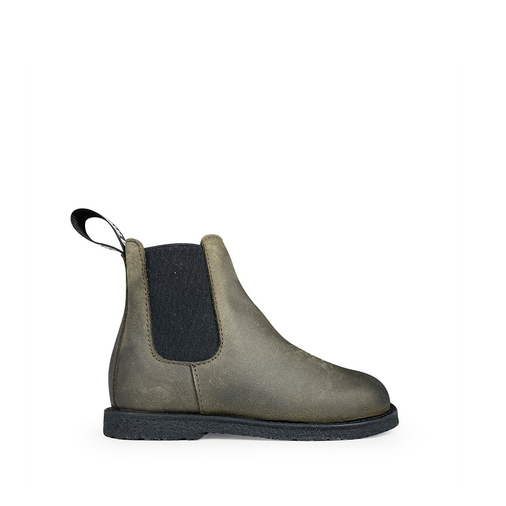 olijfgroene Chelsea boots kinderschoenen