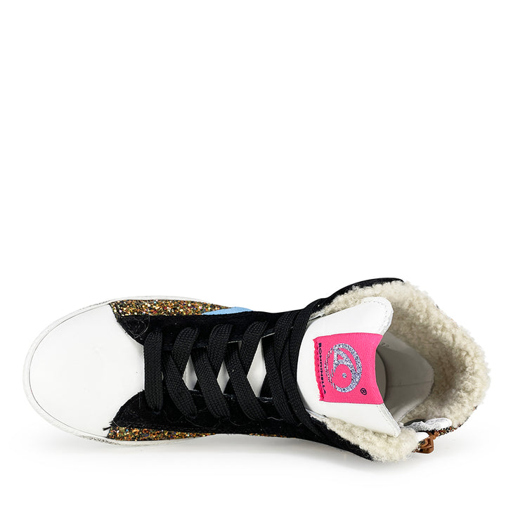 Glitter sneaker with star