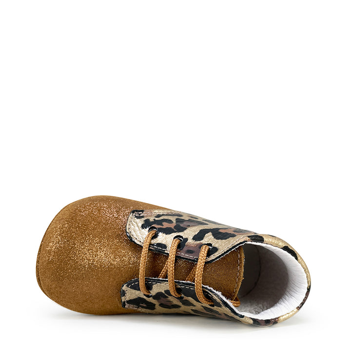 Baby slippers leopard