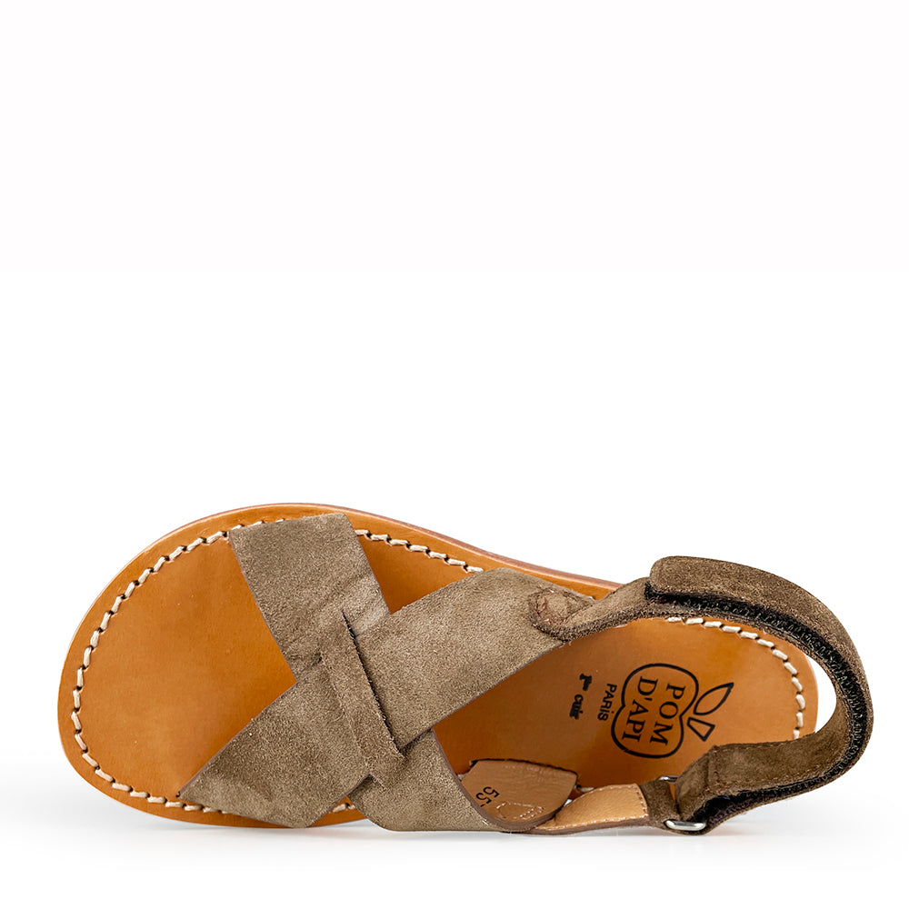 Sandal beach stitch cross