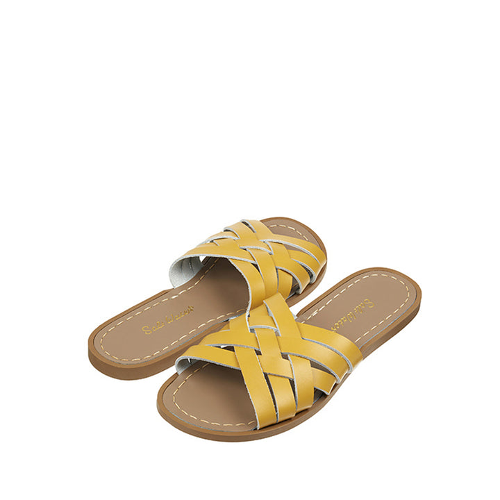 Retro Slide in mustard color