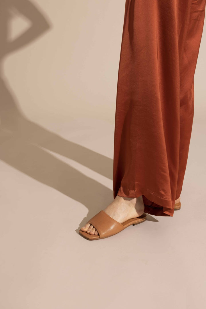 Sandal cognac