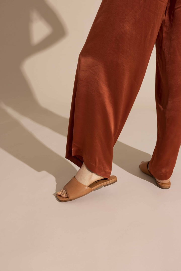 Sandal cognac