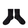 Short socks black charcoal