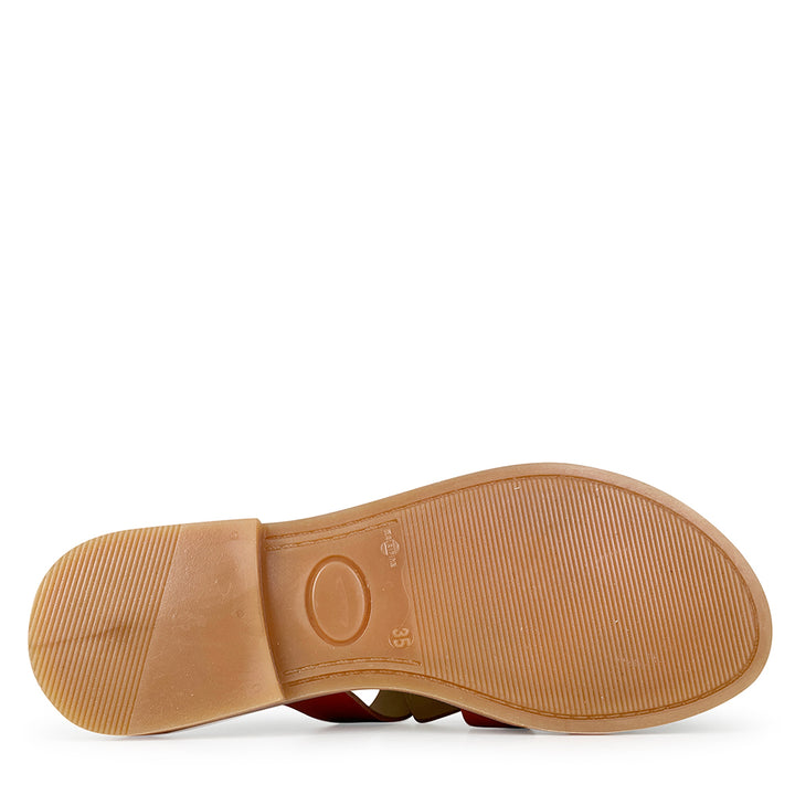 Sandal cognac