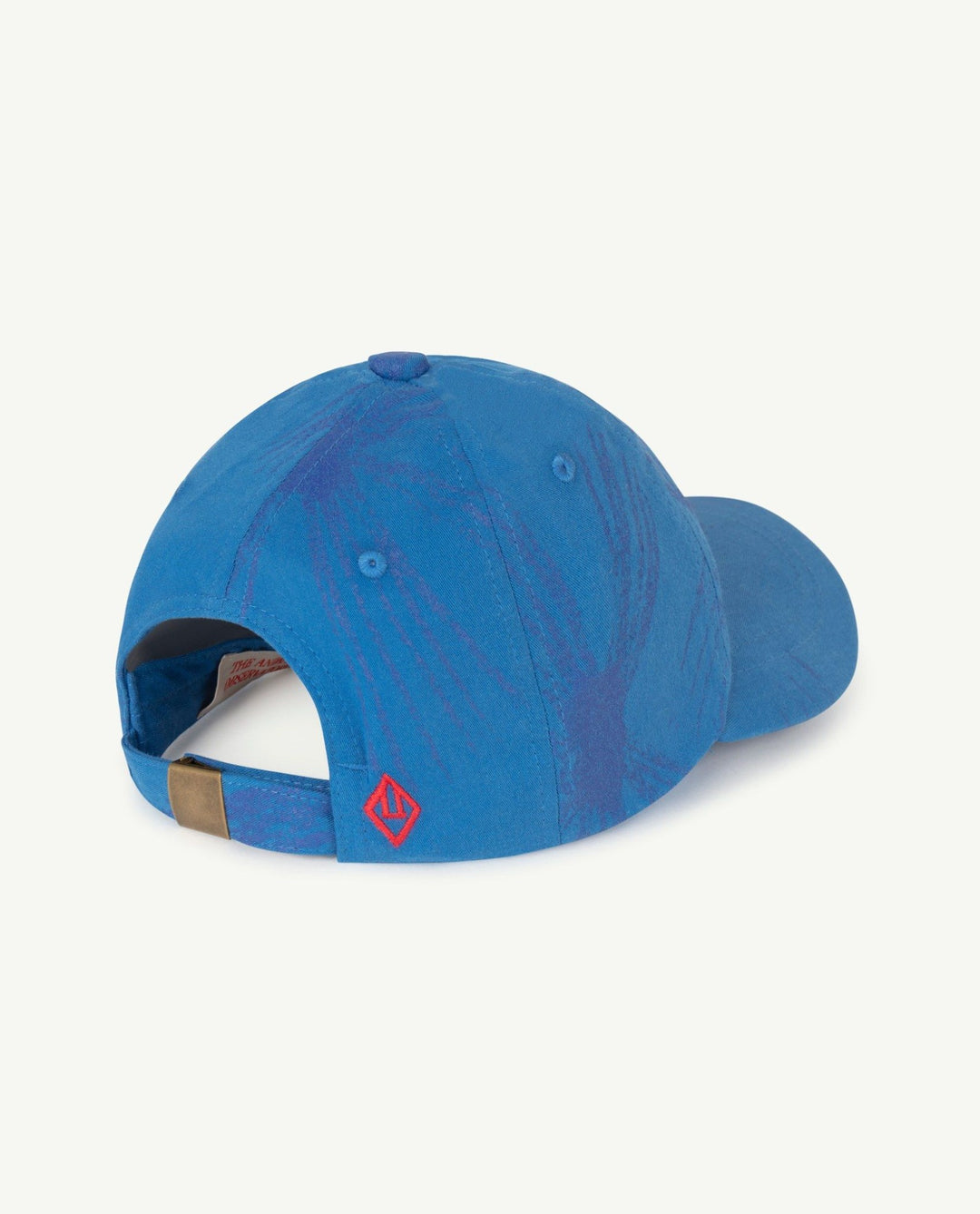 Blue cap with tone-on-tone print and TAO logo