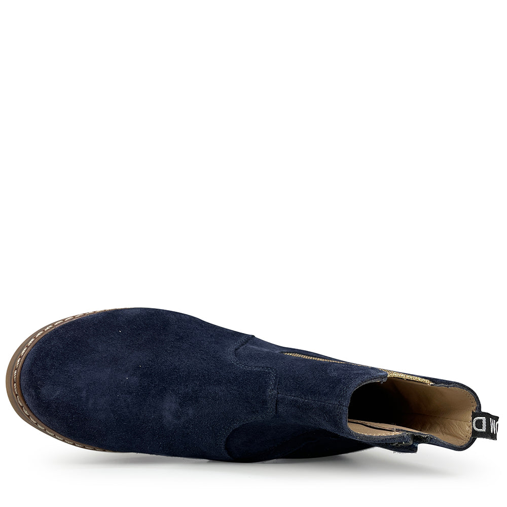 Dark blue boot