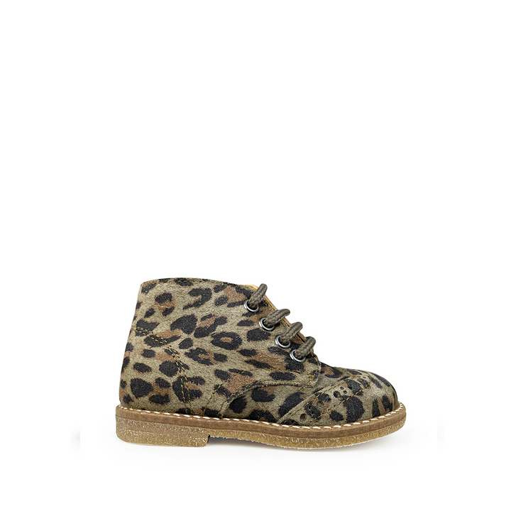 Leopard ankle boots