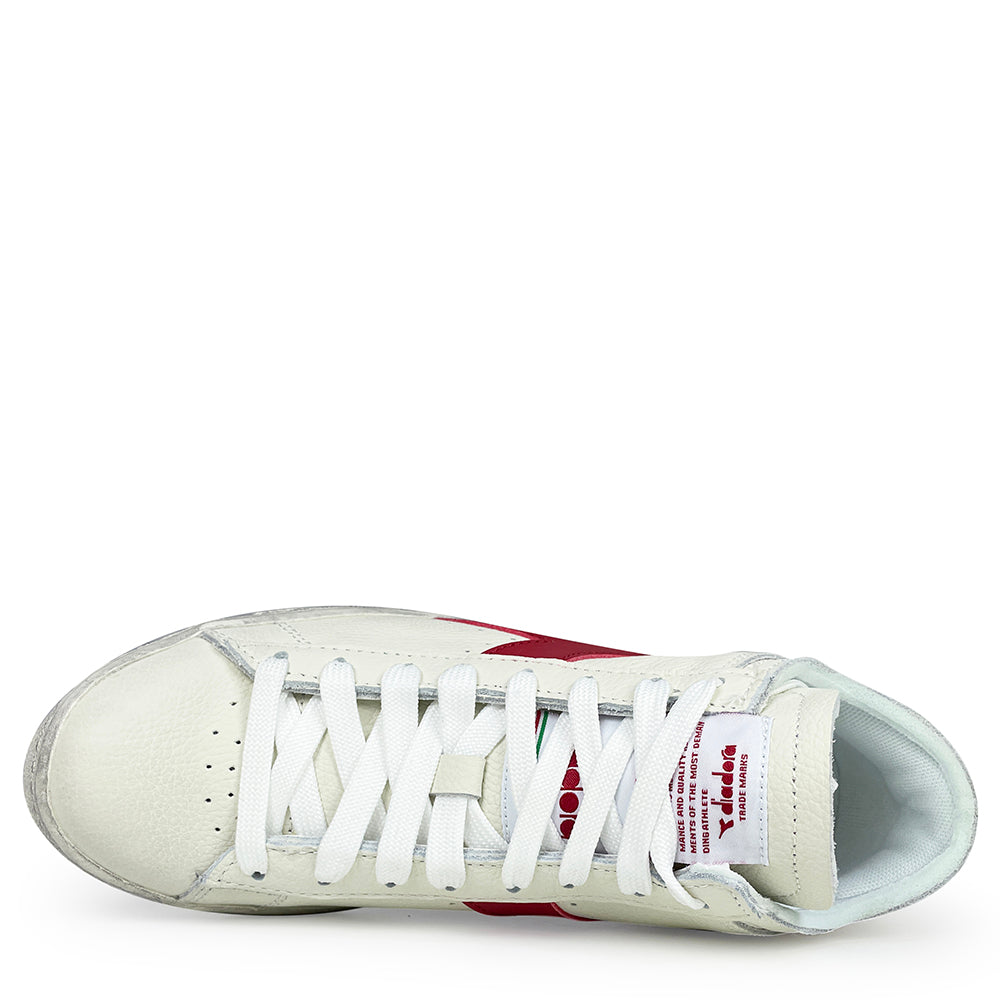 Sneaker white / red