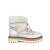 Boot white wool