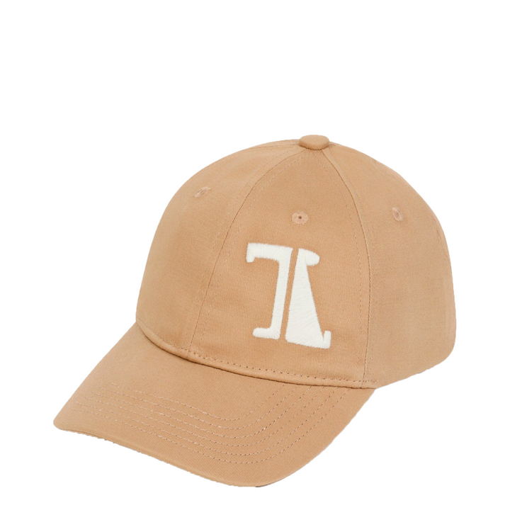 Beige cap with graphic logo the animals observatory