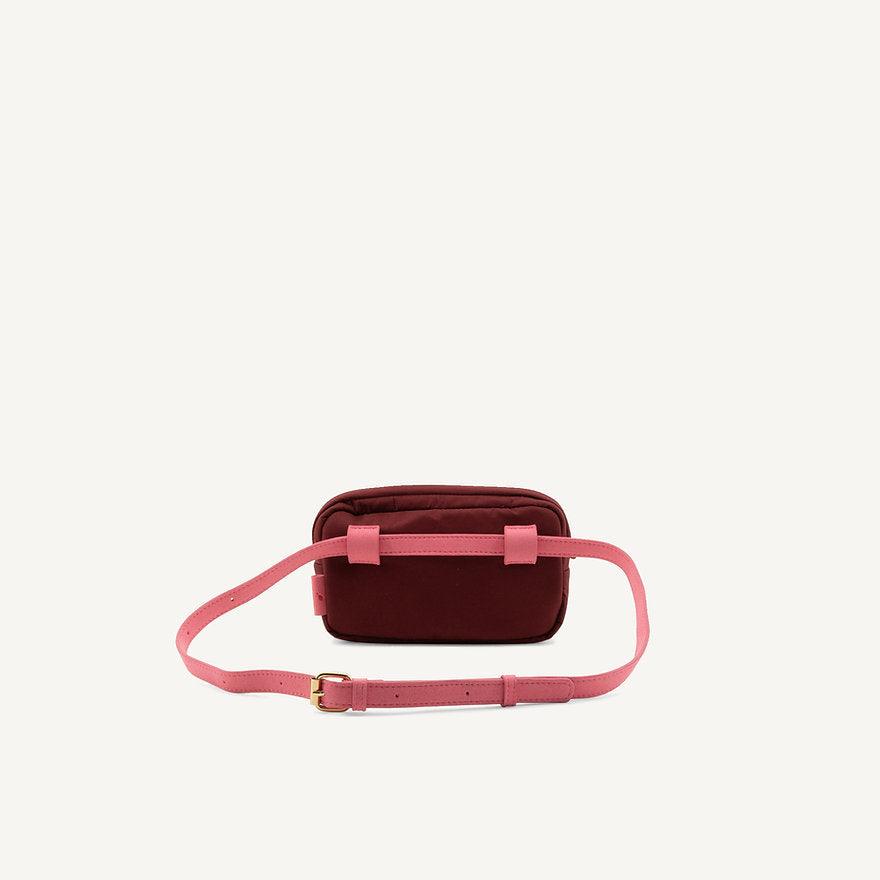 Fanny bag padded vin rouge