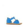 Light blue sandal with closed heel