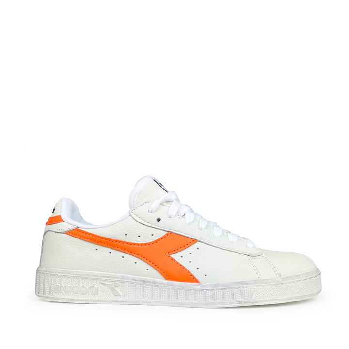 Sneaker white / orange