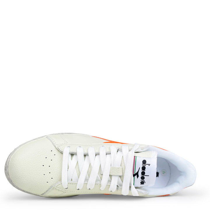 Sneaker white / orange