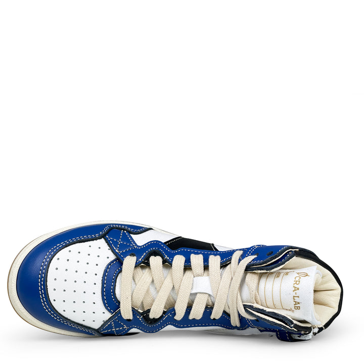 Sneaker wit / blauw