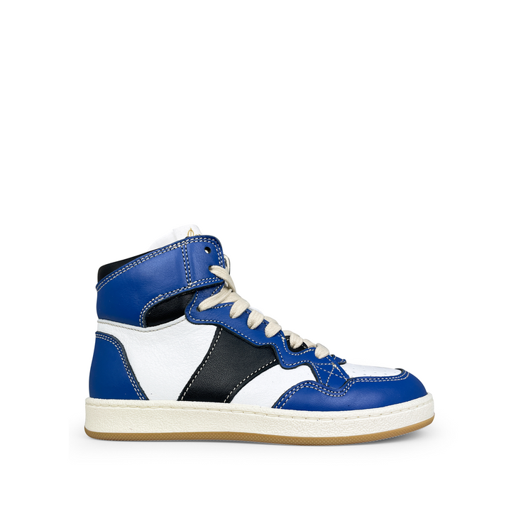 Sneaker wit / blauw