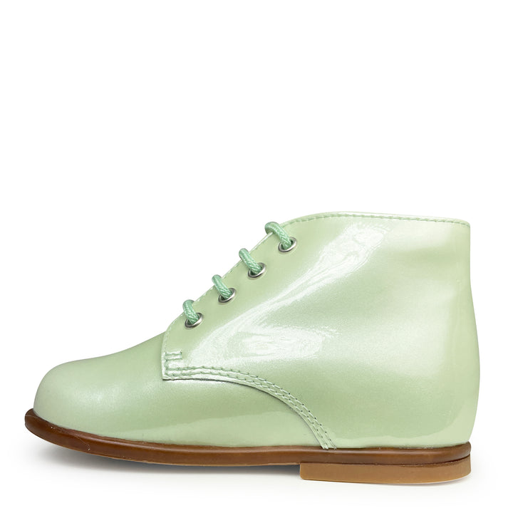 Lace-up shoe mint green