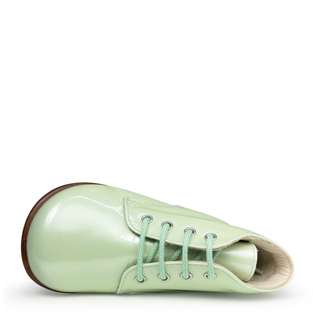 Lace-up shoe mint green