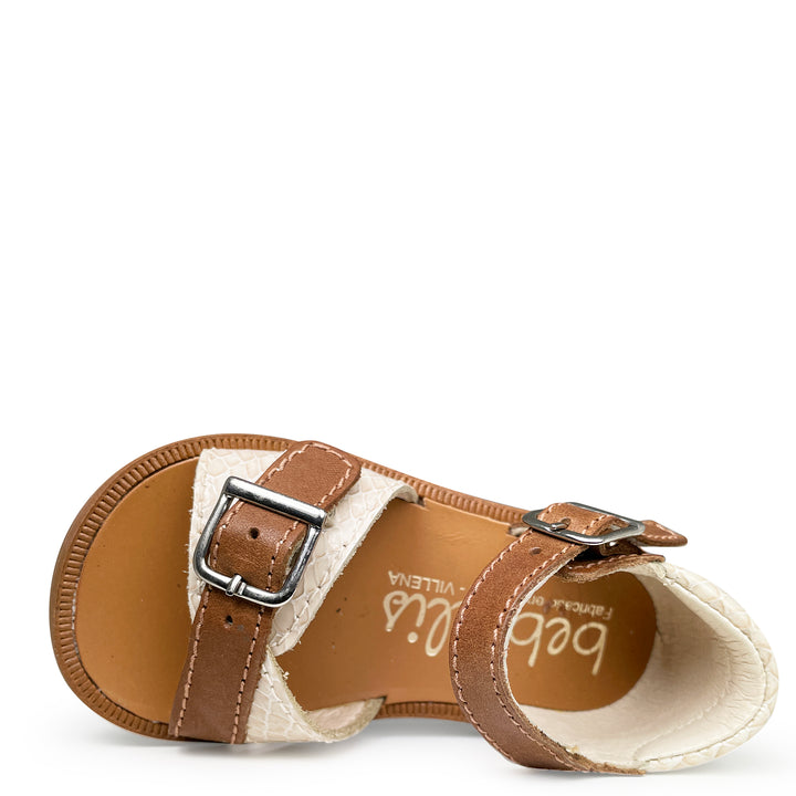 Sandal brown / print