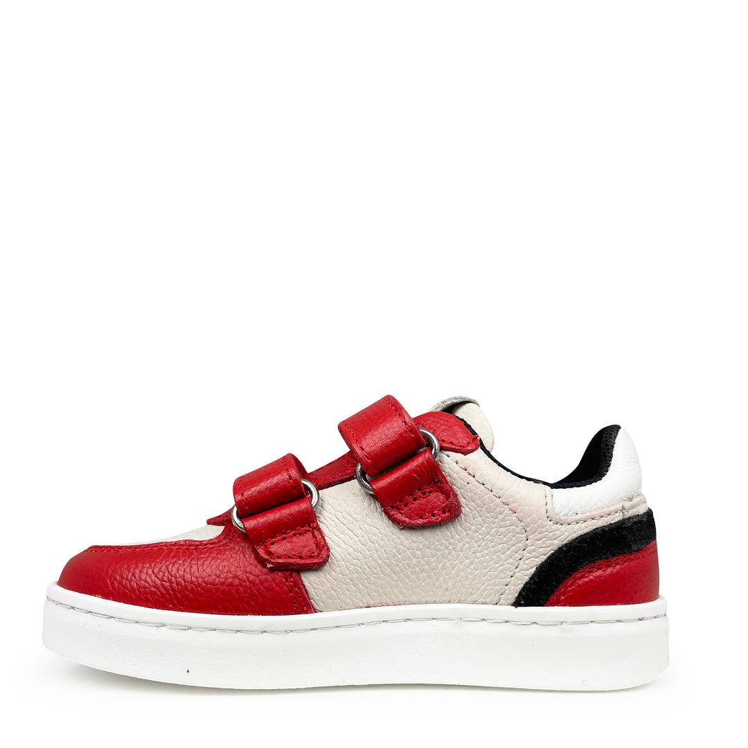 Sneaker velco rood