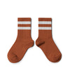 Rust Striped Socks - Pain d'Epice