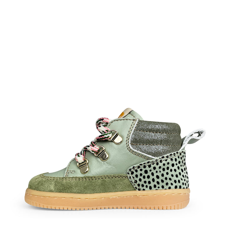 Sneaker green / print