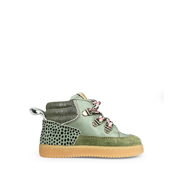 Sneaker groen / print