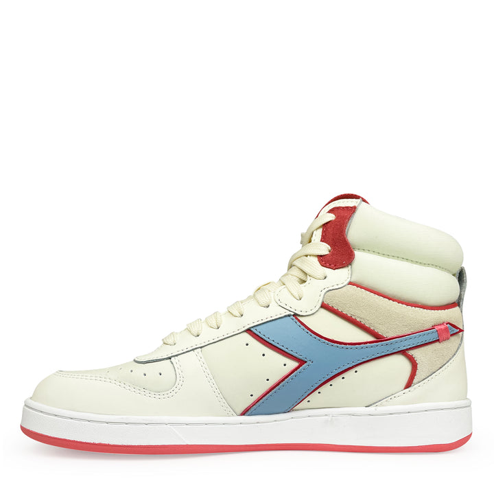 Sneaker white / blue / red