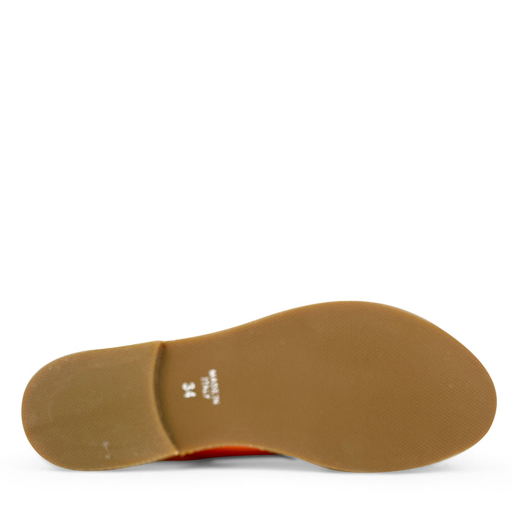 Sandal cognac / orange