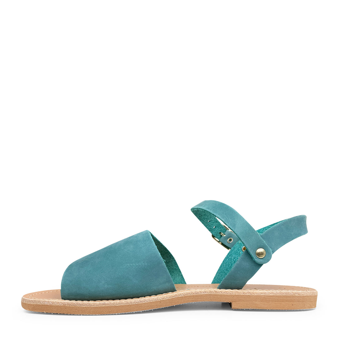 Apple blue sea green sandal