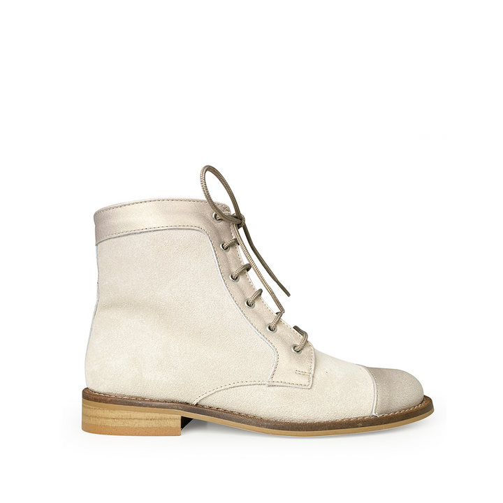 Ankle boots beige / platinum