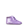 Prestapper in purple patent leather