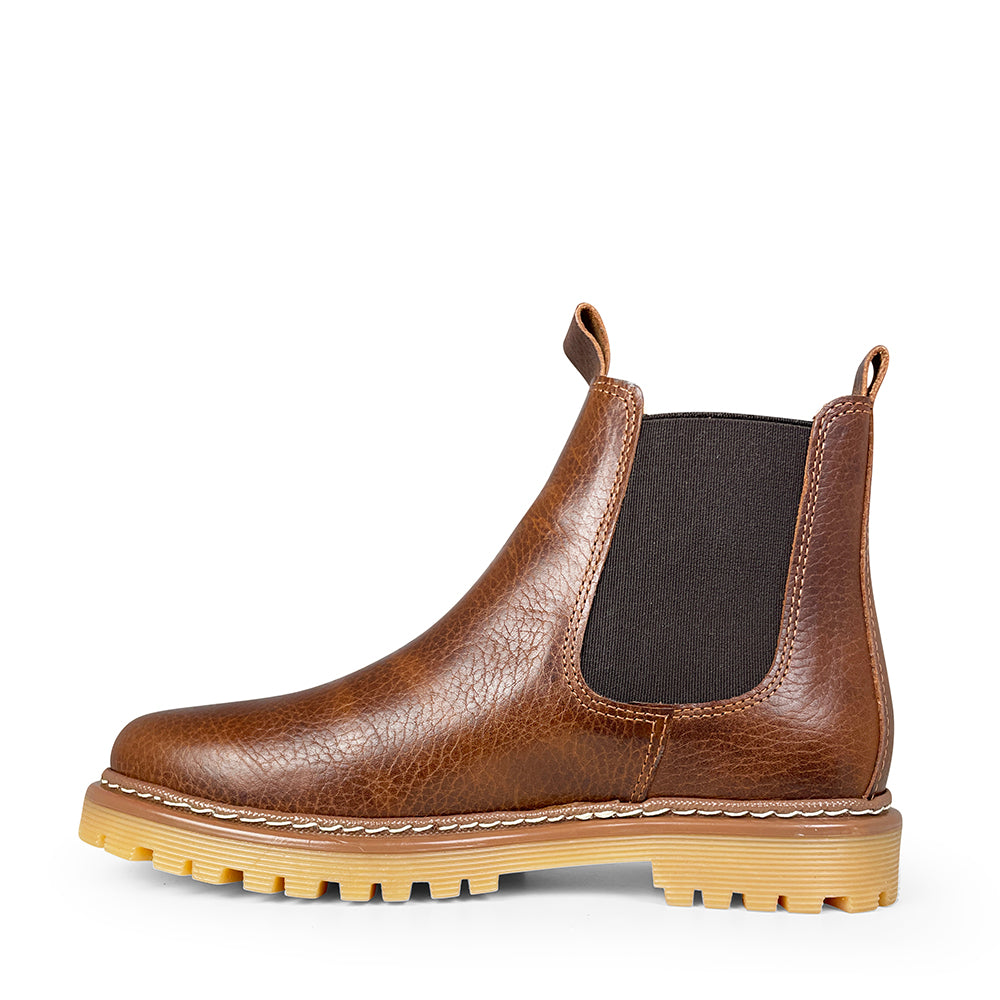 Chelsea boot in cognac