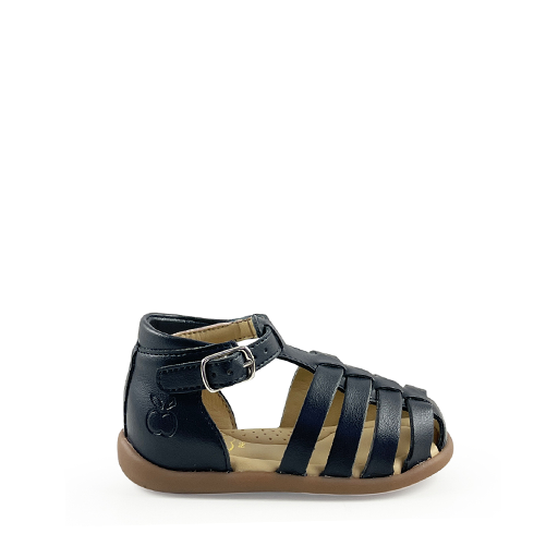 Closed sandal blue