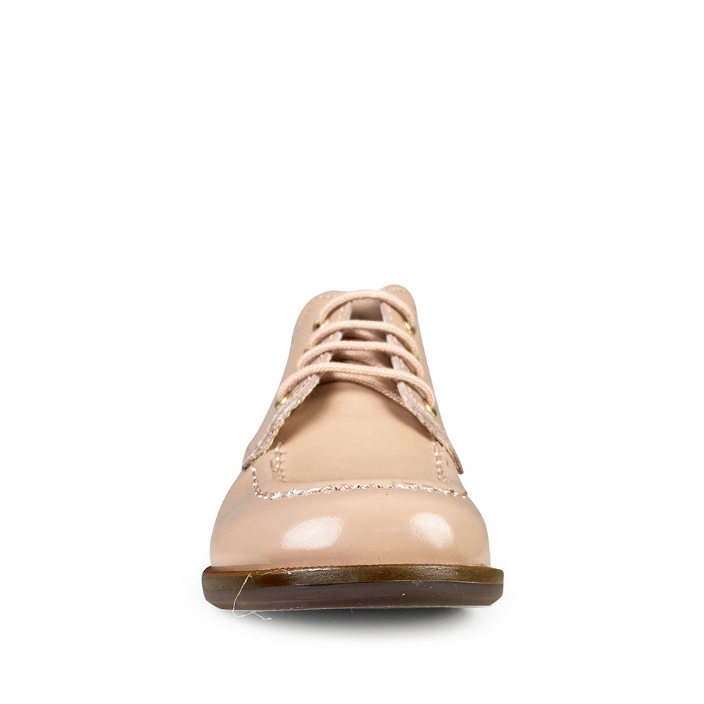 Lace-up shoe pink/gold