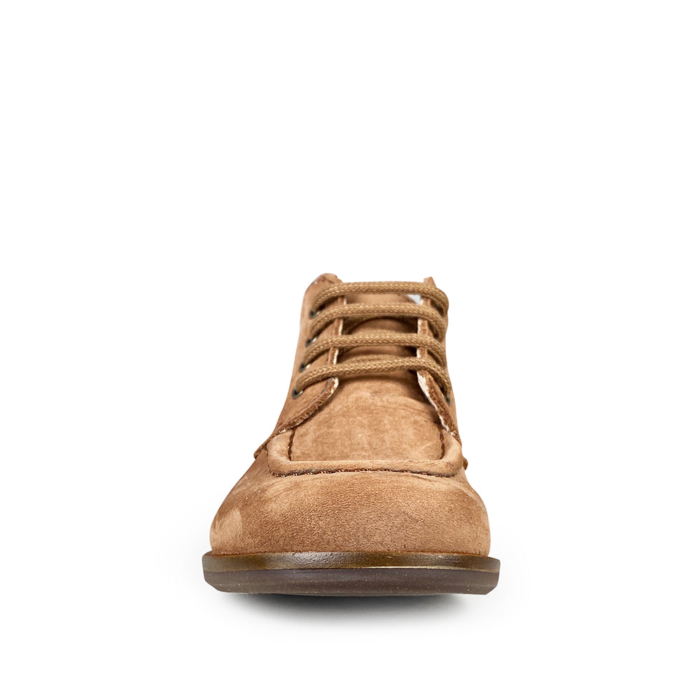 Lace-up shoe brown/ochre